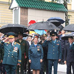 Открытие съезда и Дня знаний в казанском суворовском военном училище