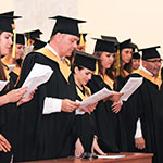 На церемонии вручения дипломов выпускникам 2013 года факультета психологии МГУ имени М.В. Ломоносова